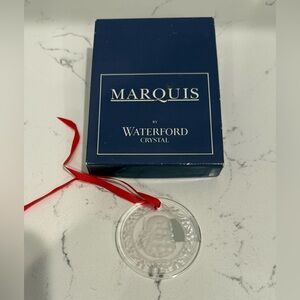 Waterford Marquis Crystal Santa Vintage Christmas Ornament new with box